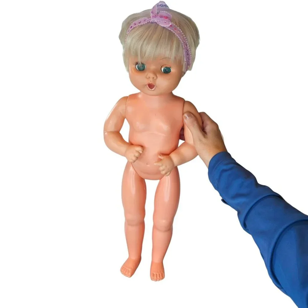 VTG 60s Sayco Doll Corp Drinker Wetter Girl Doll 22